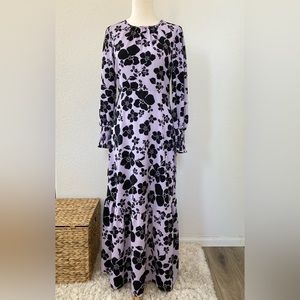WHO WHAT WEAR • Lilac• Maxi Dress• XS • Floral print